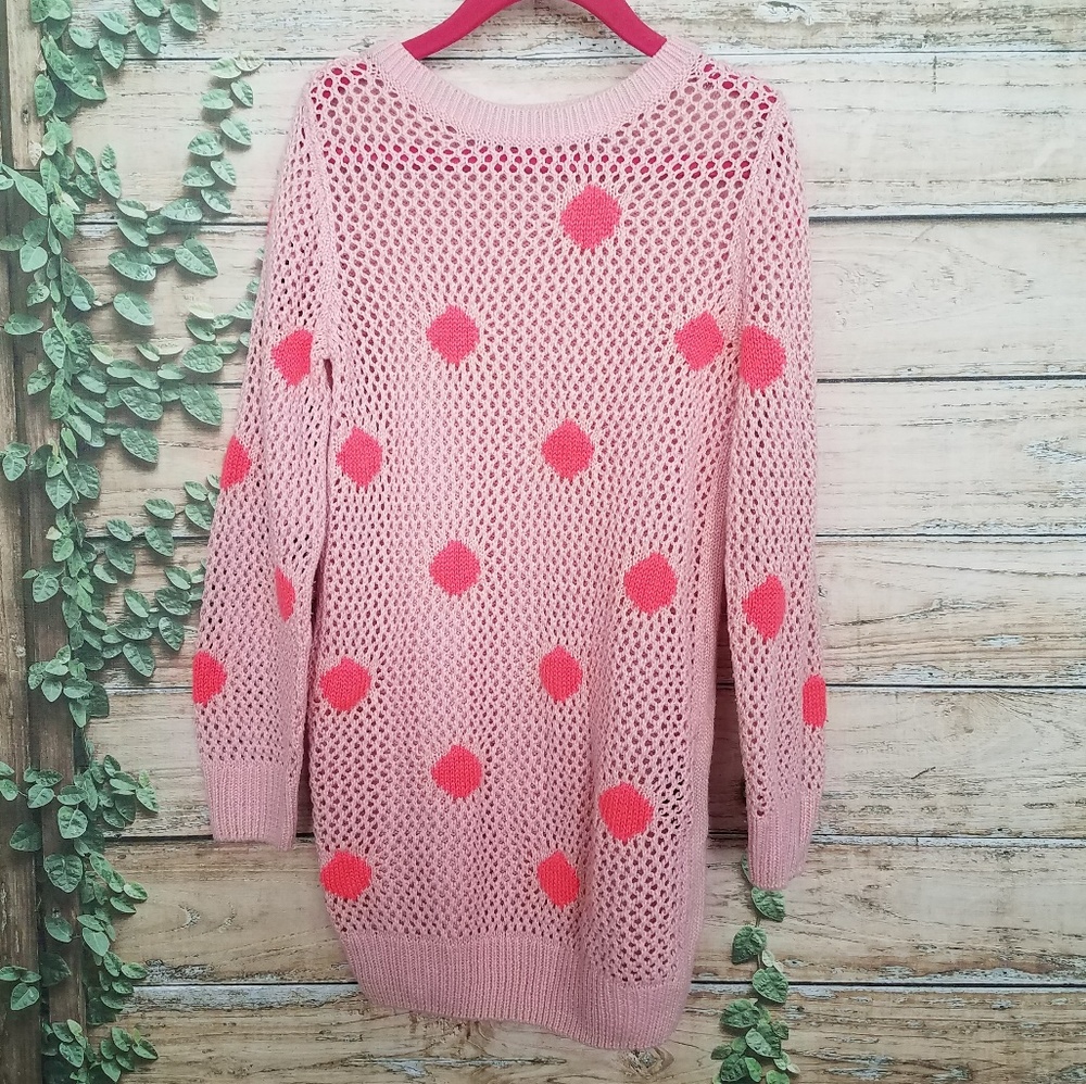 H&M girl polka dot sweater